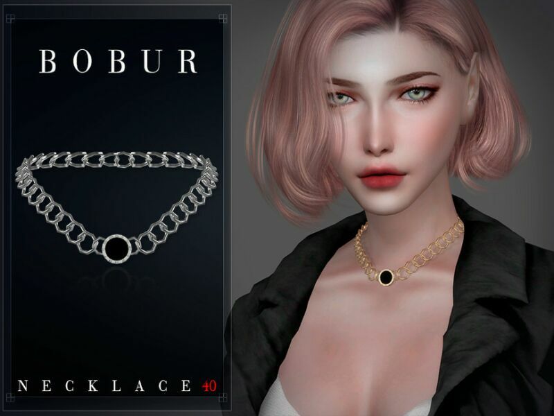 sims 4 cc chain necklace by bobur3 2