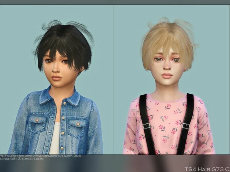 Child Hair G73C By Daisy-Sims Sims 4 CC