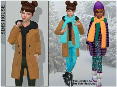 Children’S Coat With A Hood Sims 4 CC