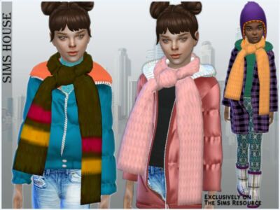 Children’S Scarf Sims 4 CC