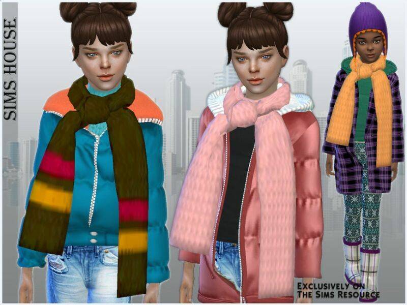 Children’S Scarf Sims 4 CC Download