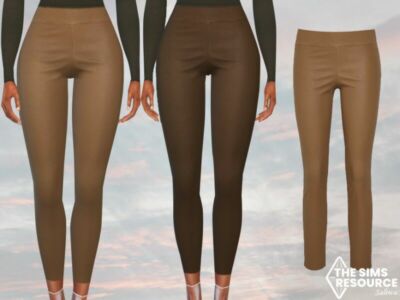 Chocolate Leggings By Saliwa Sims 4 CC