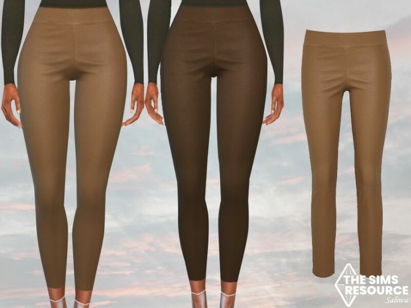 Chocolate Leggings By Saliwa Sims 4 CC