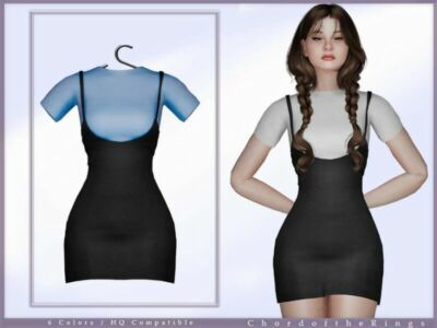 Chordoftherings Dress NO.114 By Chordoftherings Sims 4 CC