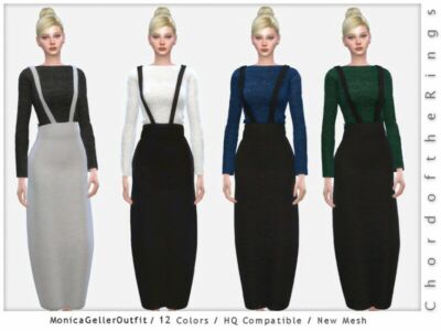 Chordoftherings Monicagelleroutfit By Chordoftherings Sims 4 CC