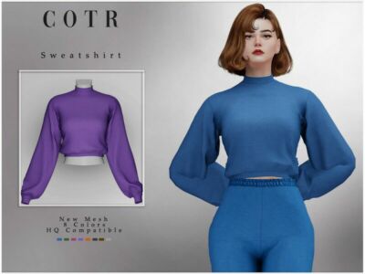 Chordoftherings Sweatshirt T-422 For / Everyday Sims 4 CC