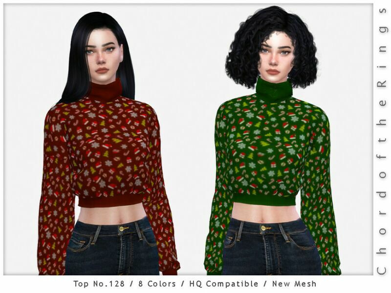 Chordoftherings TOP NO.128 By Chordoftherings Sims 4 CC