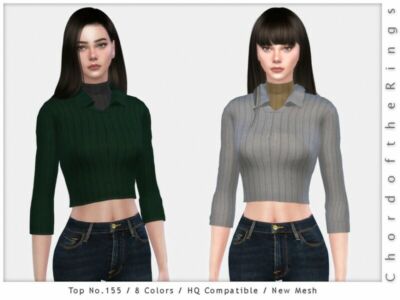 Chordoftherings TOP NO.155 By Chordoftherings Sims 4 CC