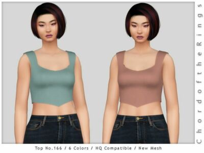 Chordoftherings TOP NO.166 By Chordoftherings Sims 4 CC