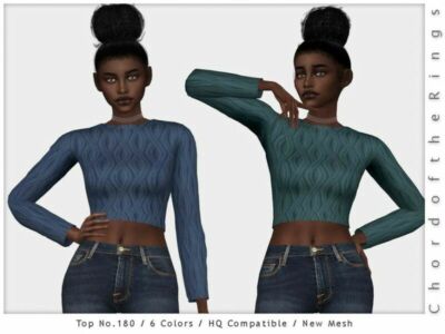 Chordoftherings TOP NO.180 By Chordoftherings Sims 4 CC