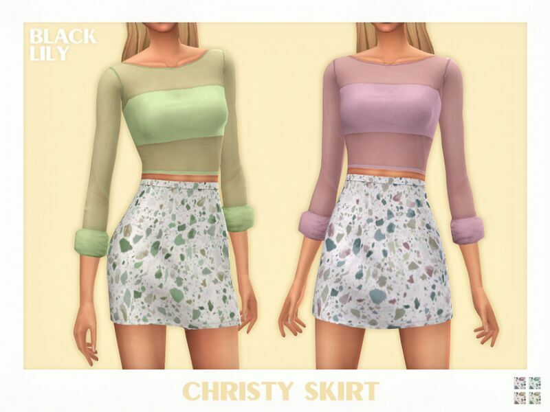 Christy Skirt Sims 4 CC