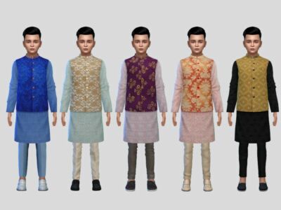 Churidar Kurta Boys Sims 4 CC