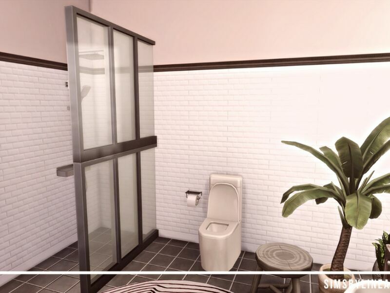 sims 4 cc city bungalow bathroom by simsbylinea 3