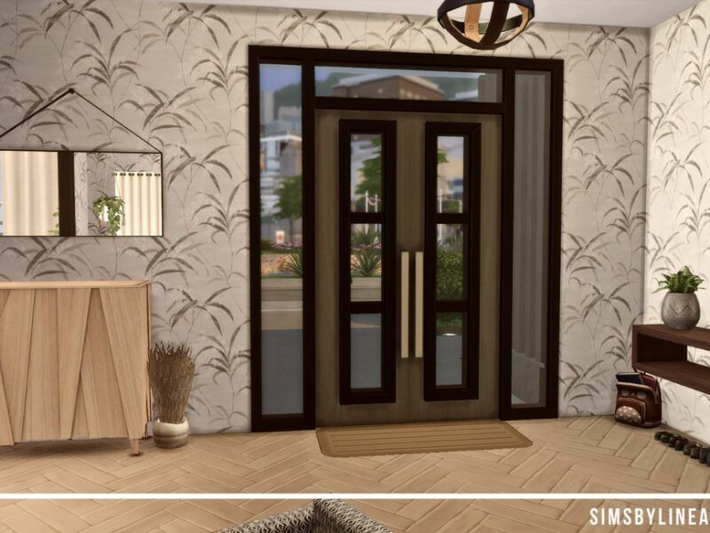 sims 4 cc city bungalow entrance by simsbylinea 3