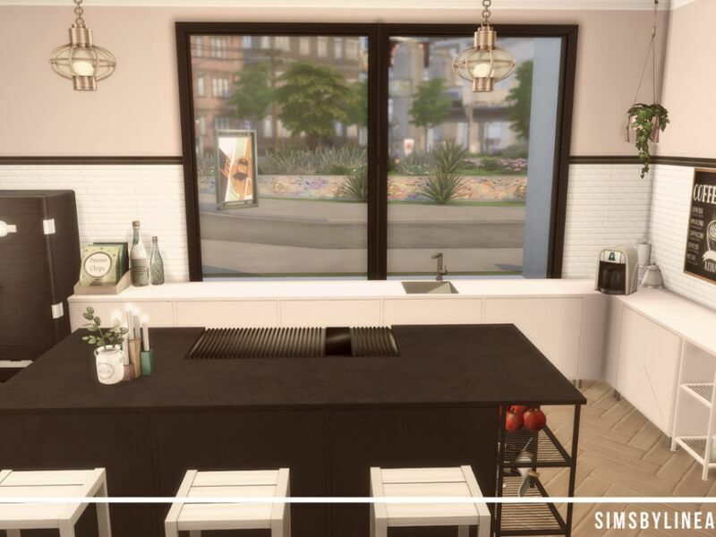 sims 4 cc city bungalow kitchen by simsbylinea 2