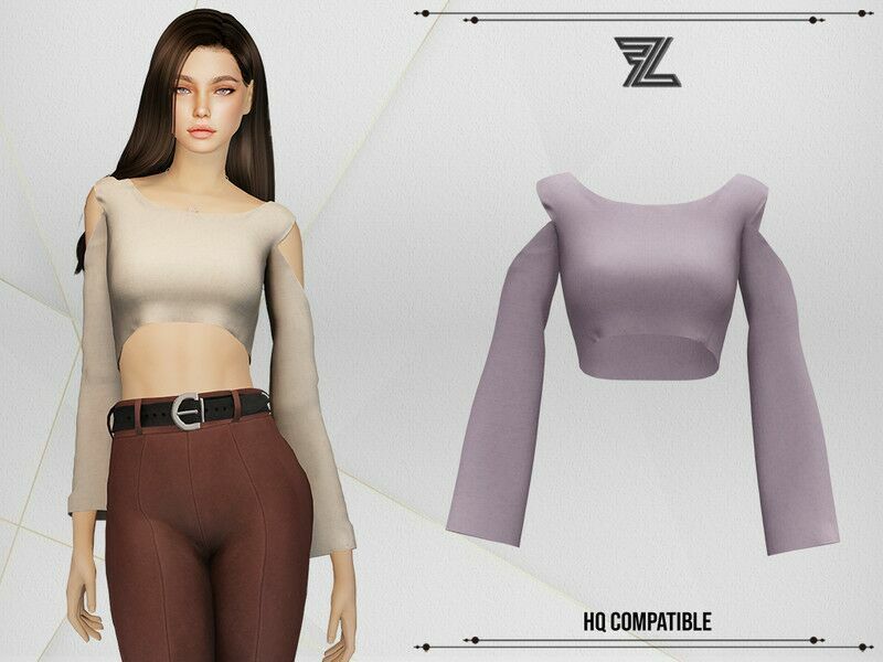 Clara TOP By Forlima Sims 4 CC