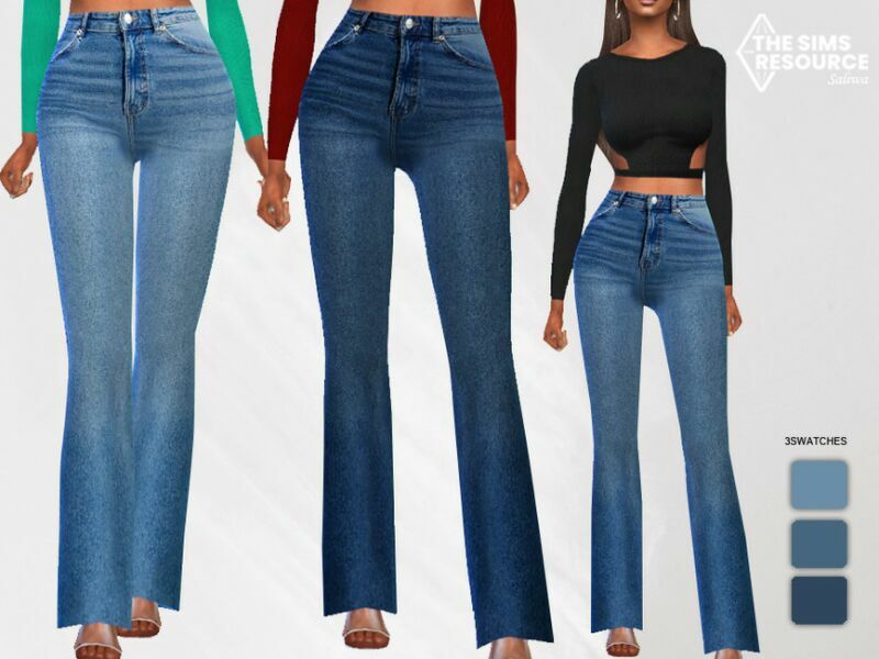 Classical MOM Jeans By Saliwa Sims 4 CC