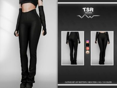 Clothes SET-227 (Bottom) BD711 By Busra-Tr Sims 4 CC