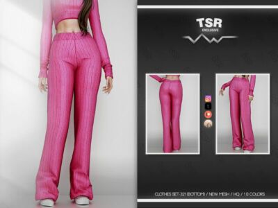 Clothes SET-321 (Bottom) BD912 By Busra-Tr Sims 4 CC