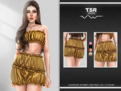 “Clothes SET-337 (Skirt) BD946 For / Everyday” Sims 4 CC