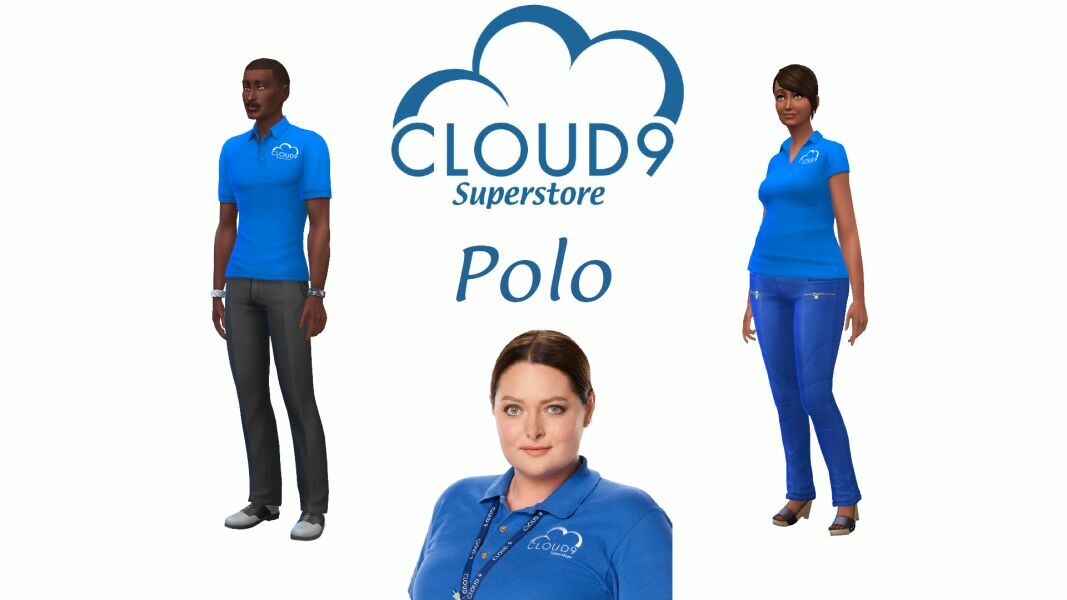 Cloud9 Polo (Superstore) By Beyondcarl Sims 4 CC