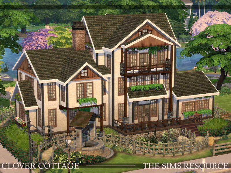 Clover Cottage | Nocc By Simzmora Sims 4 CC