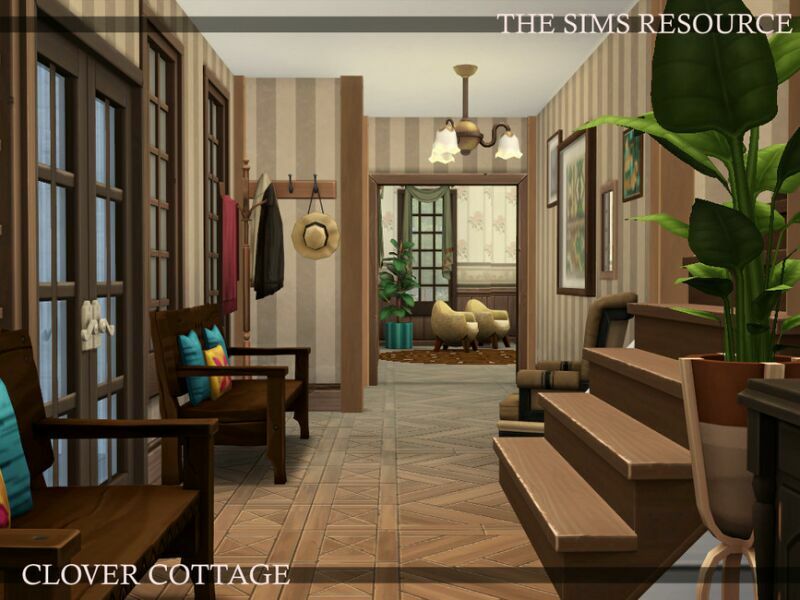 sims 4 cc clover cottage nocc by simzmora 4