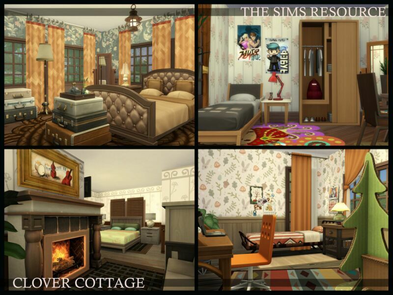 sims 4 cc clover cottage nocc by simzmora 7