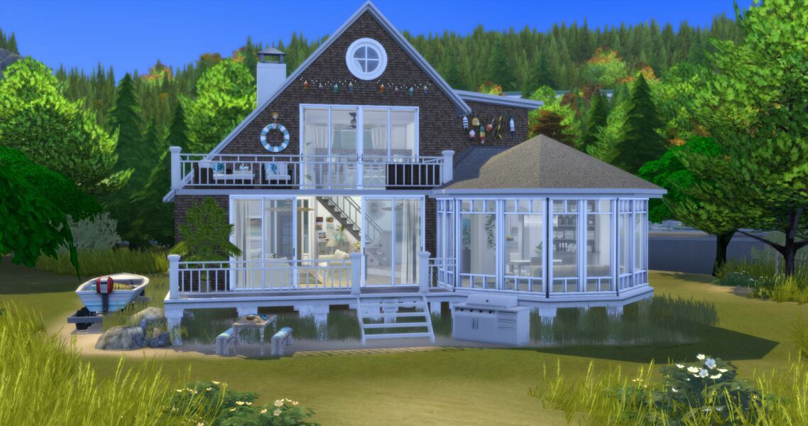 sims 4 cc coastal beach house cc build by similebuilds 11