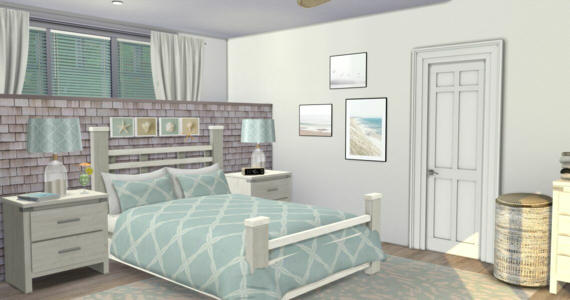 sims 4 cc coastal beach house cc build by similebuilds 3