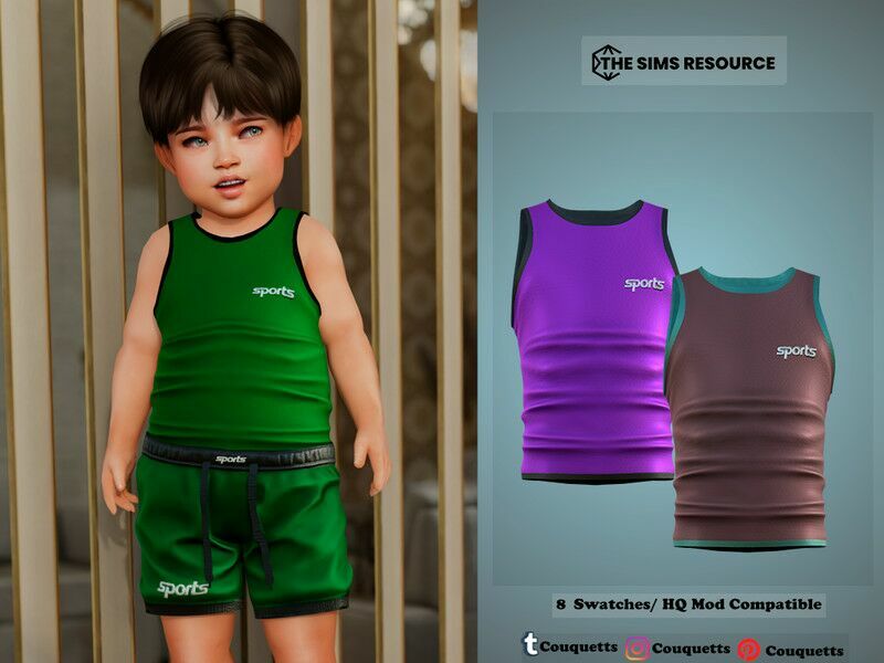 Confortable TOP (Toddlers) Sims 4 CC