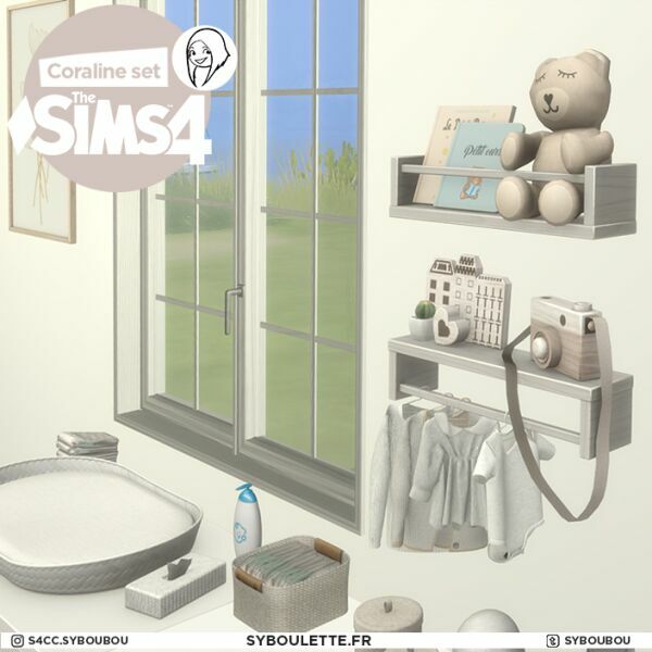 sims 4 cc coraline nursery set by syboulette 7