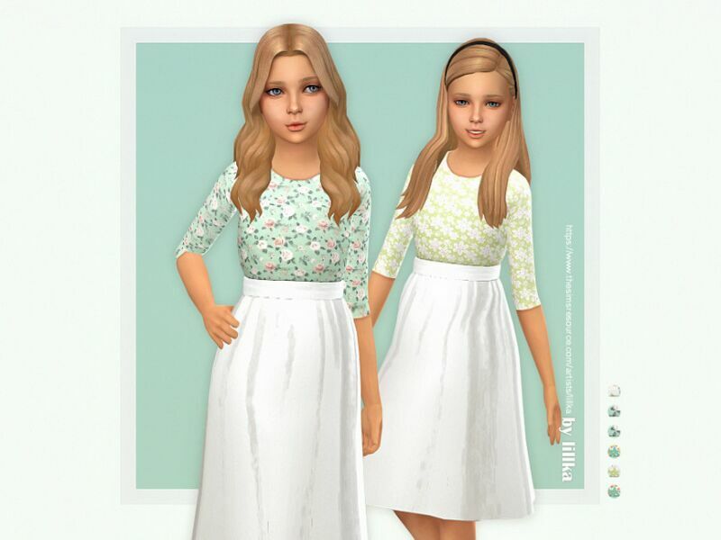 Cornelia Dress Needs Holiday Celebration Pack (Origin Update By Lillka Sims 4 CC