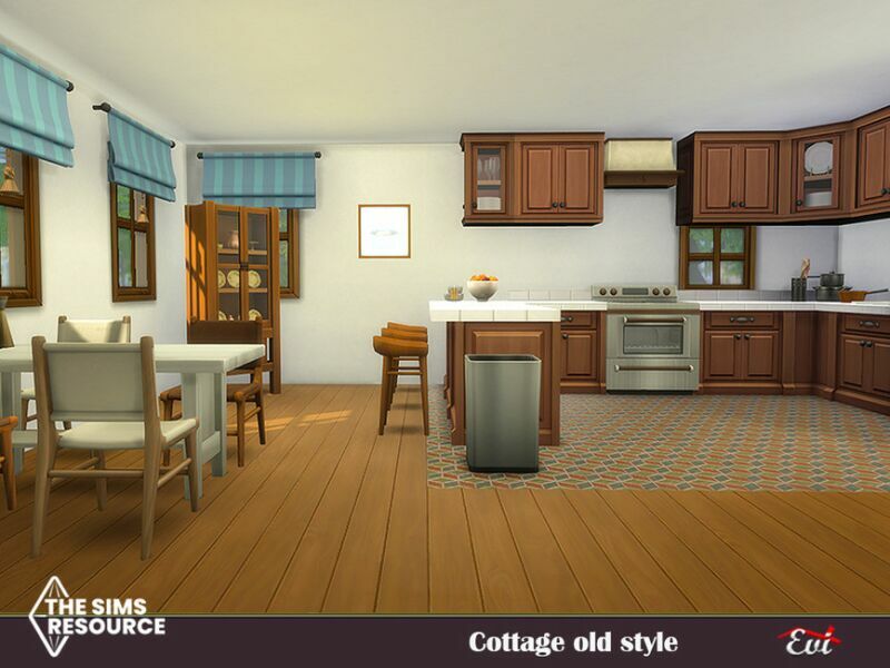 sims 4 cc cottage old style no cc by evi 6