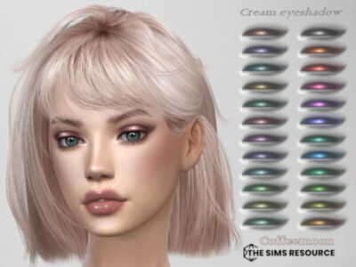 Cream Eyeshadow By Coffeemoon Sims 4 CC