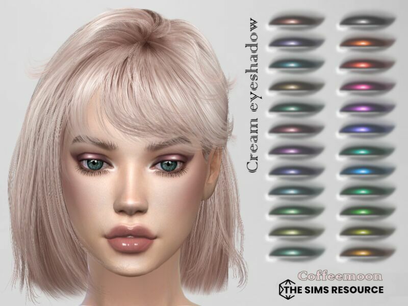 sims 4 cc cream eyeshadow by coffeemoon 2