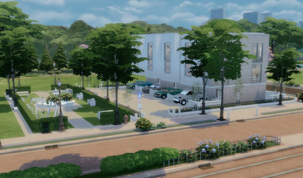 sims 4 cc crescent way townhouses 2