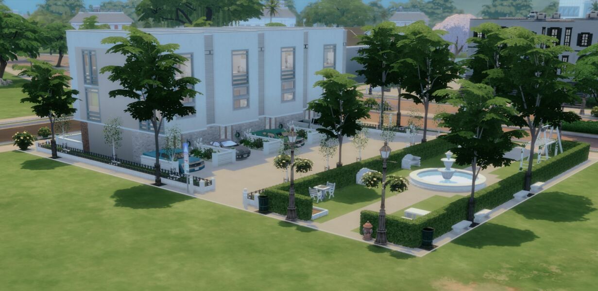 sims 4 cc crescent way townhouses 3