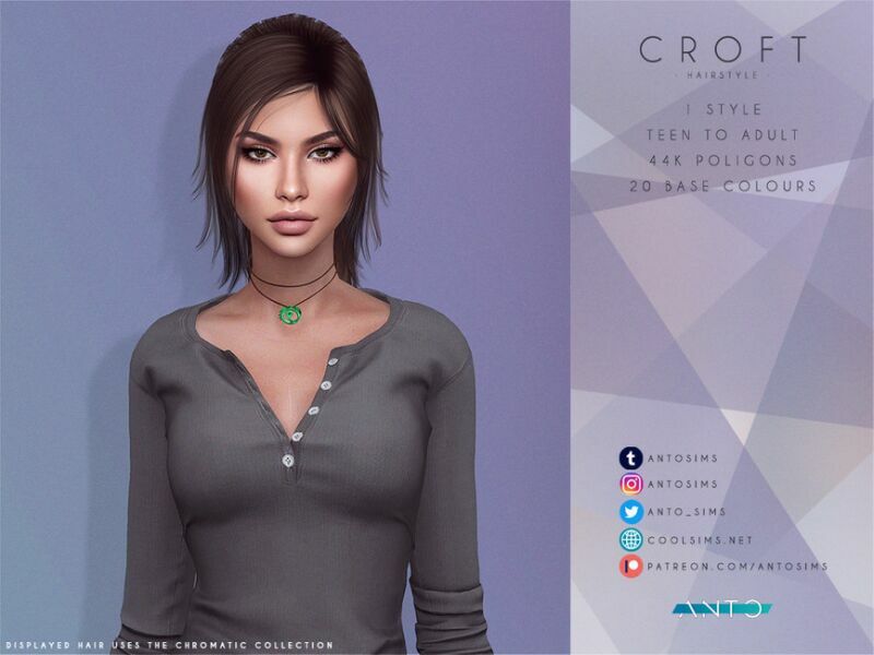 Croft (Patreon) By Anto Sims 4 CC