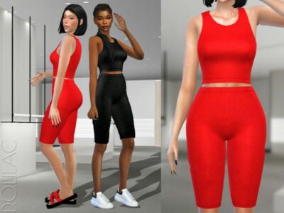 Crop TOP [SET] DO332 Sims 4 CC