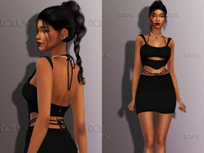 Cutout Corset [SET] DO294 Sims 4 CC