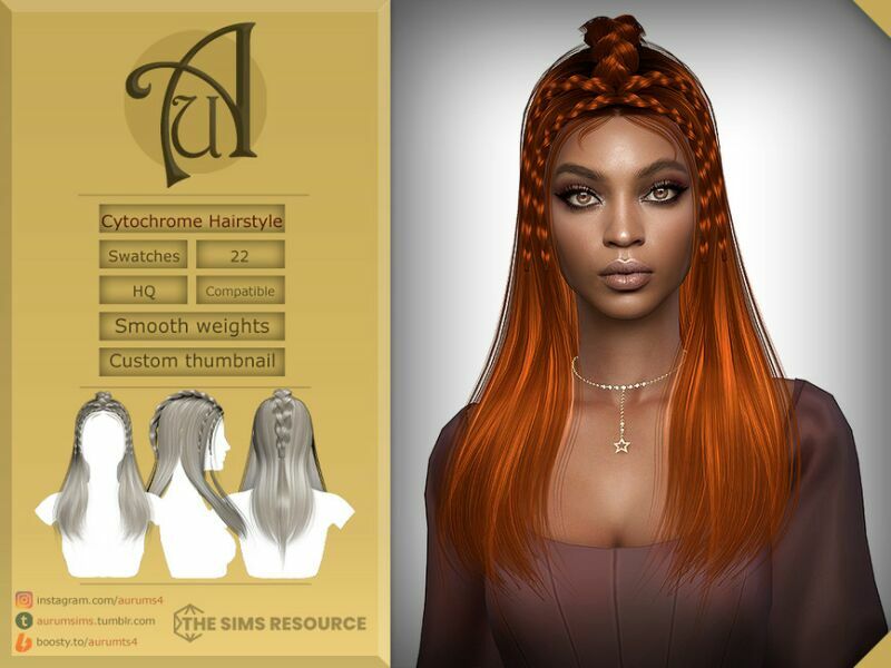 Cytochrome – Hairstyle By Aurummusik Sims 4 CC