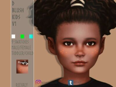 D Blush Kids V1 By Reevaly Sims 4 CC