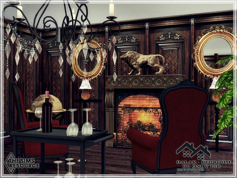 sims 4 cc dalar bedroom cc only tsr by marychabb 3