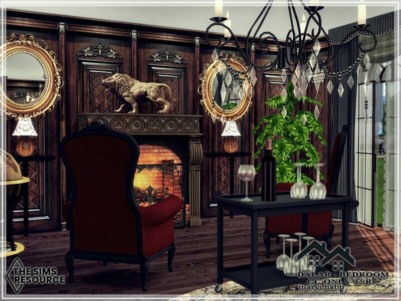 sims 4 cc dalar bedroom cc only tsr by marychabb 4