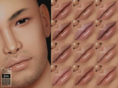 Daniel Lipstick | N58 By Cosimetic Sims 4 CC