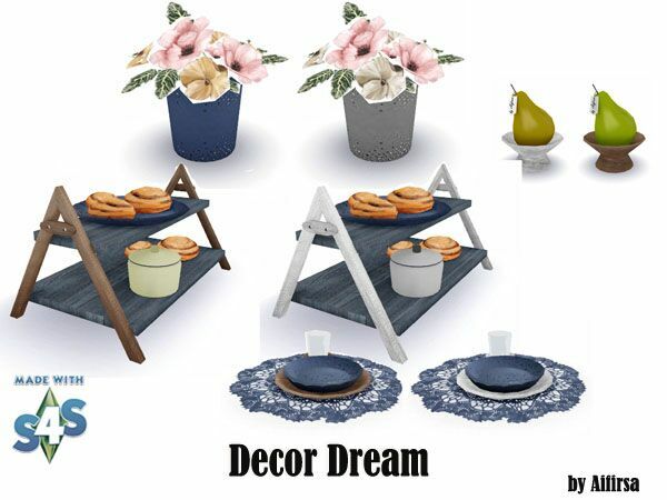 sims 4 cc decor dream by aifirsa 2