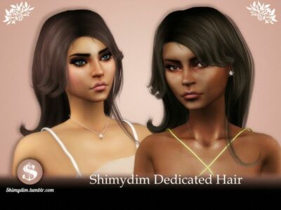 Dedicated Hairstyle By Shimydim Sims 4 CC