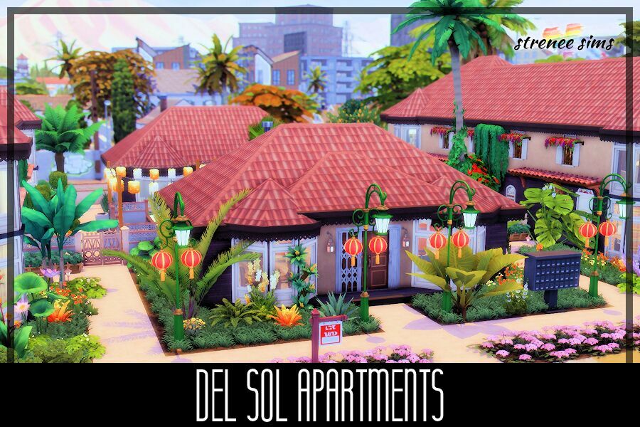 DEL SOL Apartments Sims 4 CC