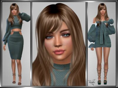 Denise Denon By Trasras Sims 4 CC